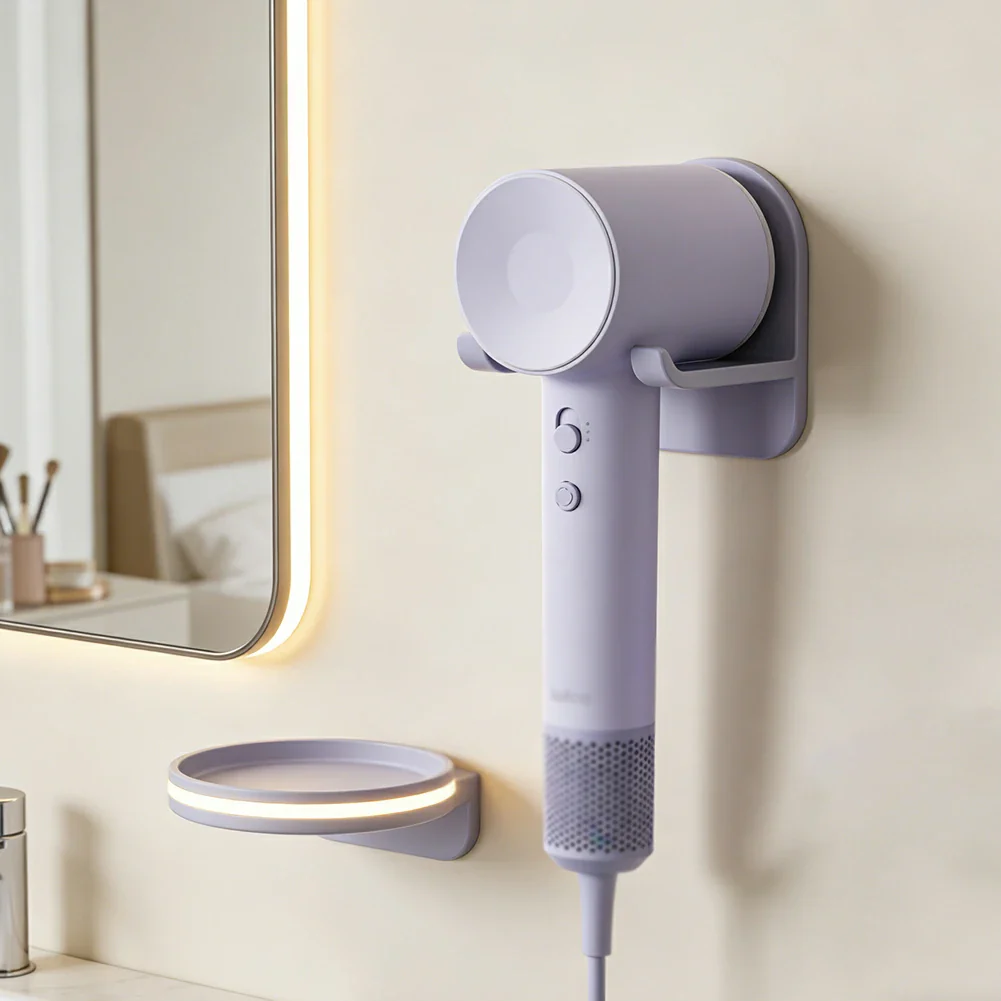 NEVORA High-Speed Hair Dryer - Intelligent Temperature Control, 200M Negative Ions, Low Noise, Magnetic Nozzle - Purple - Image 4