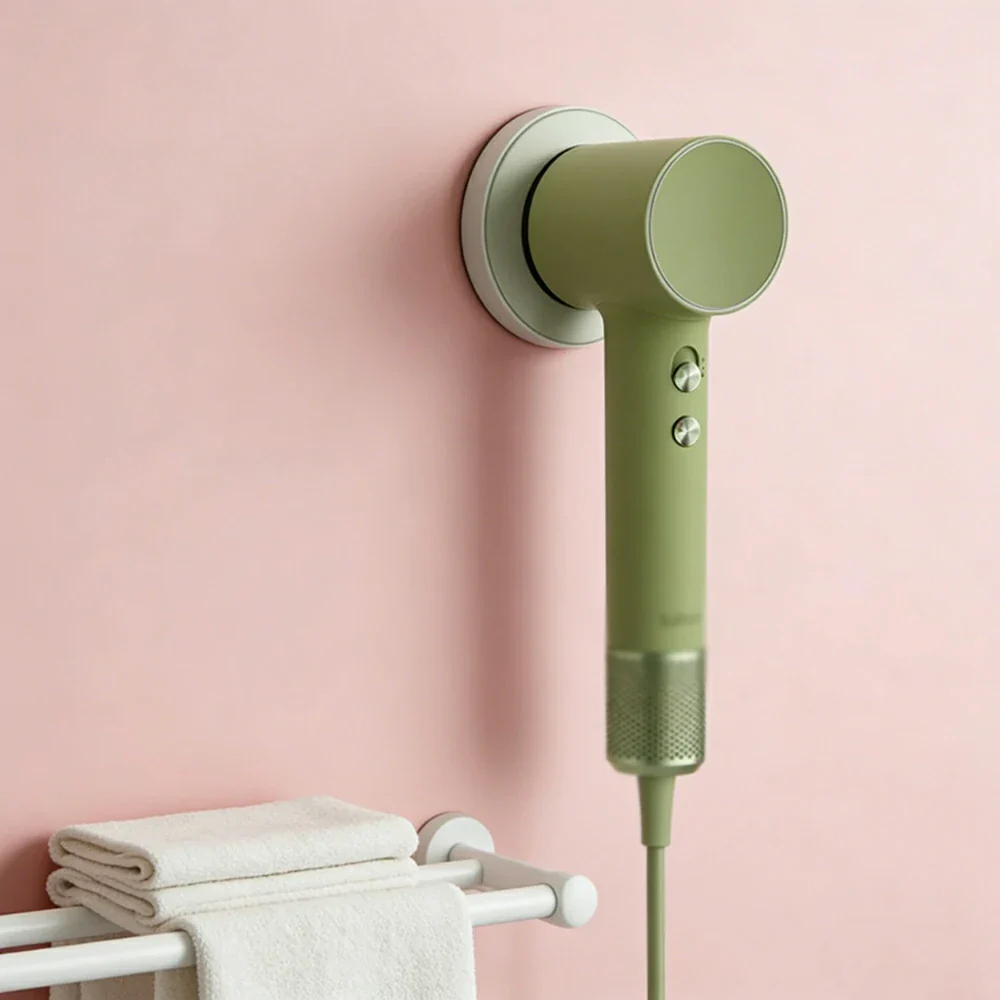 NEVORA High-Speed Hair Dryer - 110,000RPM Powerful Airflow, Soft-Touch Coating, 200M Negative Ions, Child Safe Mode - Green - Image 4
