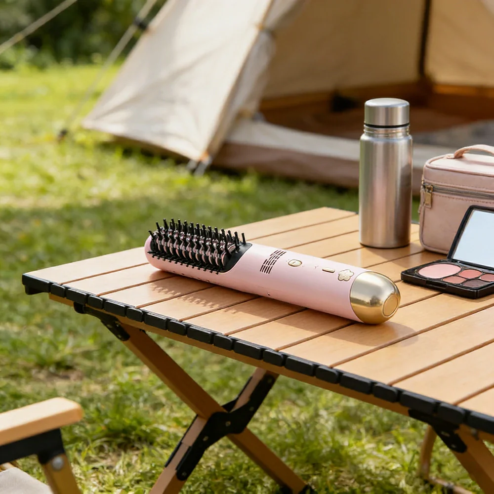NEVORA Cordless Hair Styling Brush Fast Heating with Negative Ion Technology Thermal Balanced Design - Image 4