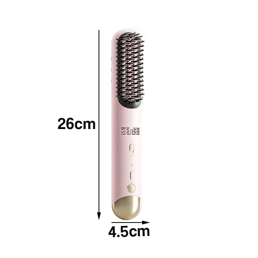 NEVORA Cordless Hair Styling Brush Fast Heating with Negative Ion Technology Thermal Balanced Design - Image 5