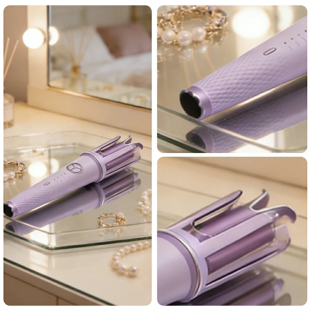 NEVORA Automatic Hair Curler with Dual Direction Negative Ion Technology Heat Insulating Design - Image 3