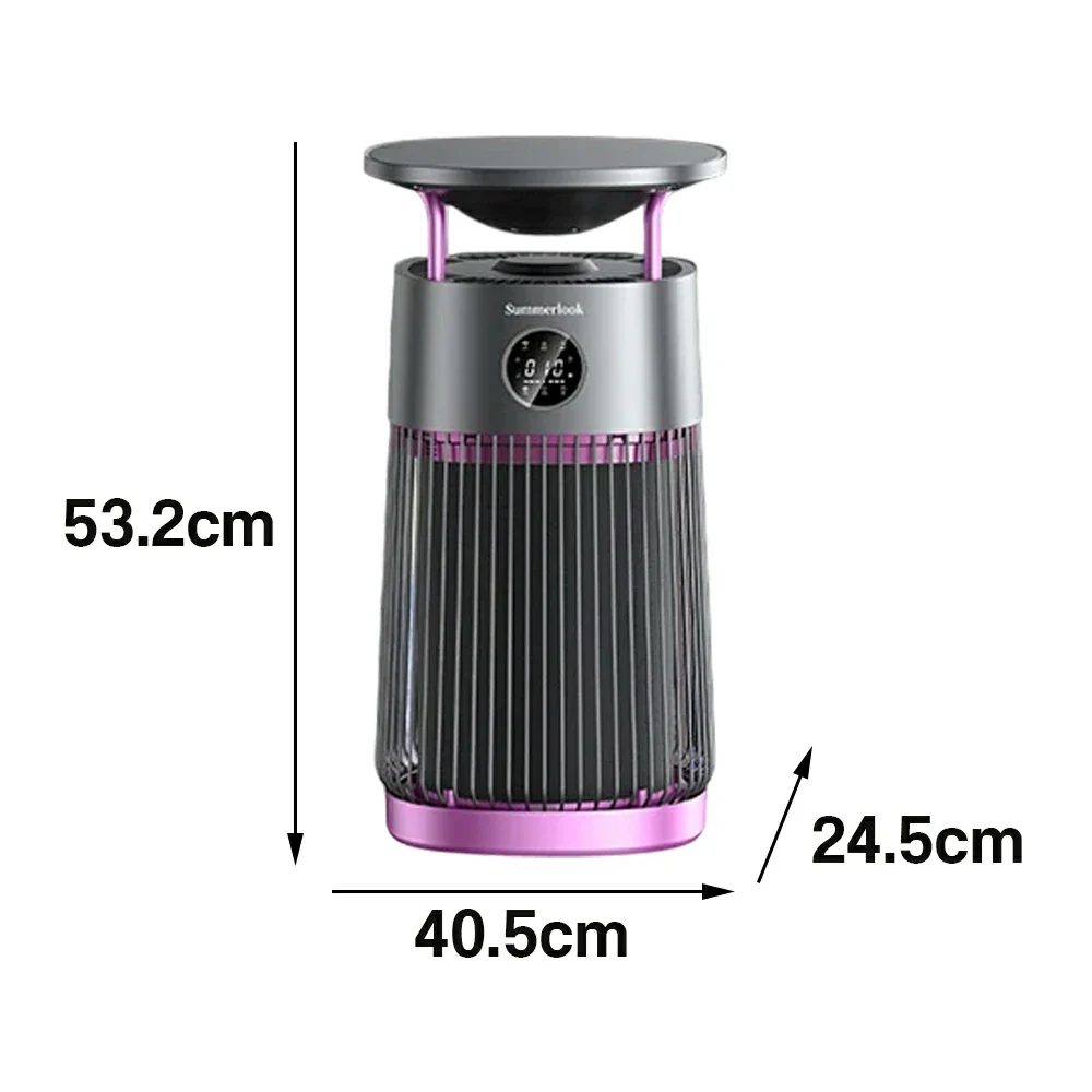 NEVORA Smart Pet Air Purifier with Heated Cat Bed - HEPA Filtration, Odour Control, Quiet Operation, All-in-One Design - Purple - Image 5