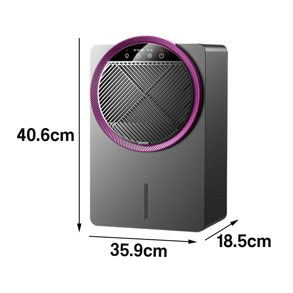NEVORA Whole Home Dehumidifier - One Hundred Square Metres Coverage, Smart Humidity Control, Low Noise, Anti-Mould & Bacteria - Purple - Image 5