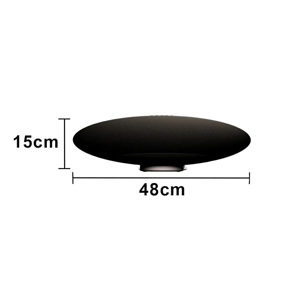 NEVORA Hi Res Bluetooth Speaker 96kHz 24bit Multi Channel Audio Dual Tweeter RGB Lighting Design - Black - Image 5