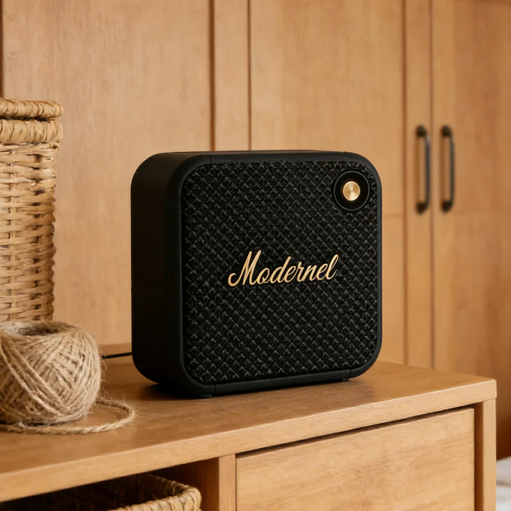 NEVORA Mini Portable Bluetooth Speaker Long Battery Life Ultra Compact Hanging Strap Design - Black - Image 4
