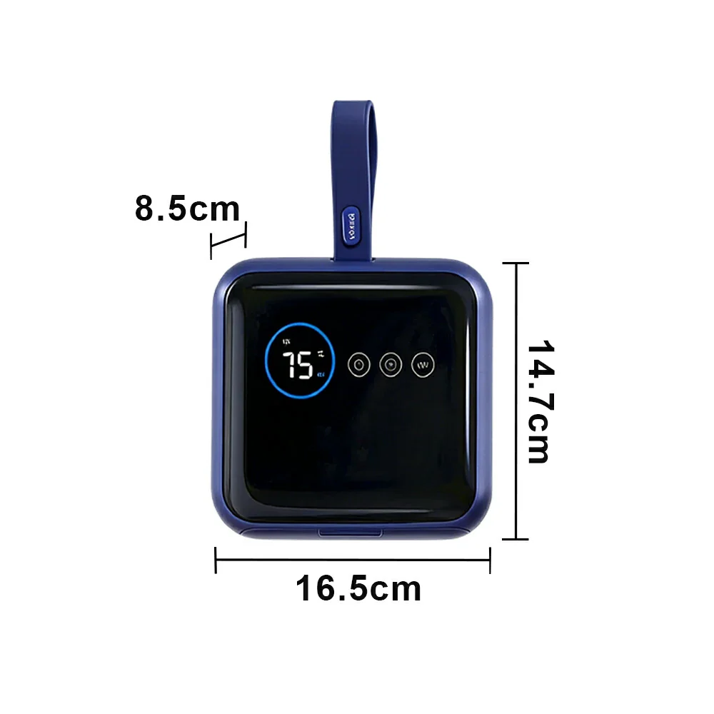 NEVORA Portable Clothes Dryer 360-560W Touch Control 750ml Capacity Ultra-Quiet Design - Blue - Image 5