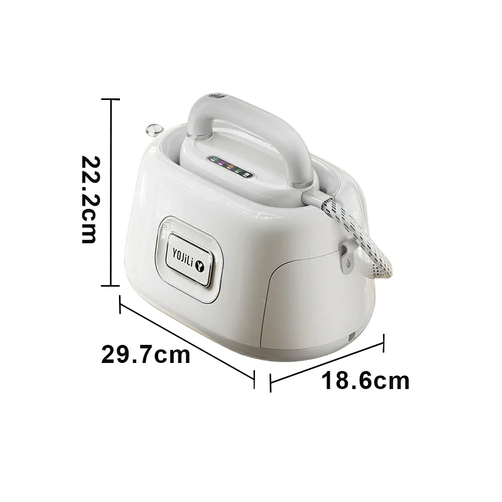 NEVORA Garment Steamer 2200W Dual-Chamber Pressurized Steam Graphene Heating 300g/min Output - Image 5