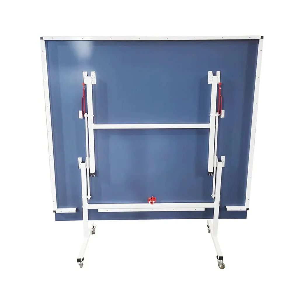 PRIMO Optimal 16mm Indoor  Blue Top Foldable Solo Play Table Tennis Pingpong Table-Bats Balls Net - Image 10