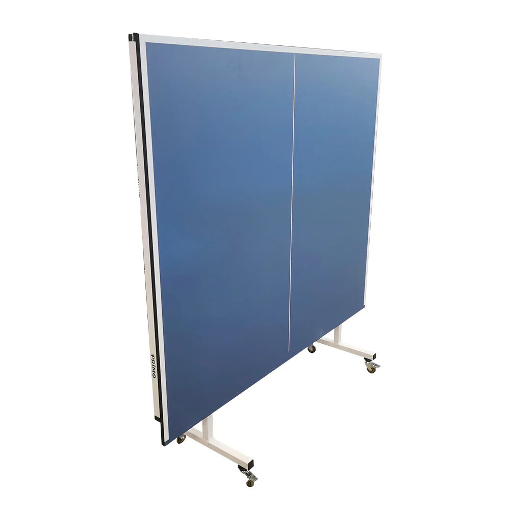 PRIMO Optimal 19mm Indoor Blue Foldable Solo Play Table Tennis Pingpong Table-Bats Balls Net - Image 5