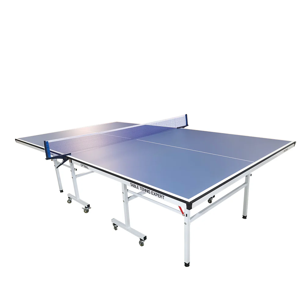 PRIMO Optimal 19mm Indoor Blue Foldable Solo Play Table Tennis Pingpong Table-Bats Balls Net - Image 6