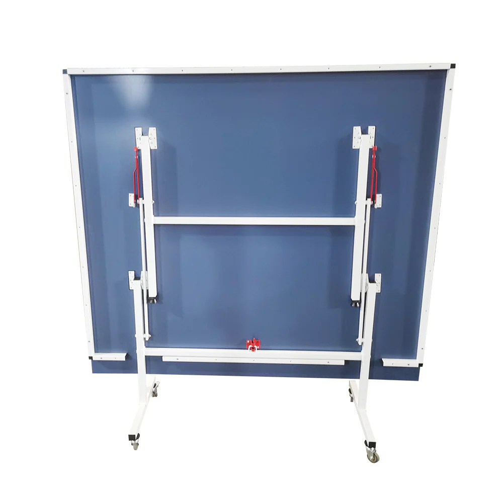 PRIMO Optimal 19mm Indoor Blue Foldable Solo Play Table Tennis Pingpong Table-Bats Balls Net - Image 7