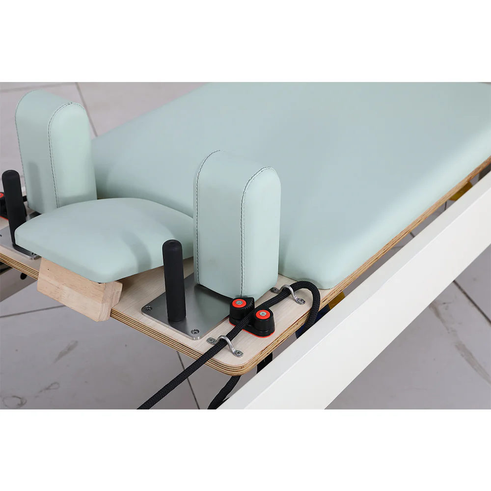 COREVA MN011 After Discount: $2184 Fashion Design Stability Pilates Reformer Home Gym Train Equipment Machine - White - Image 6