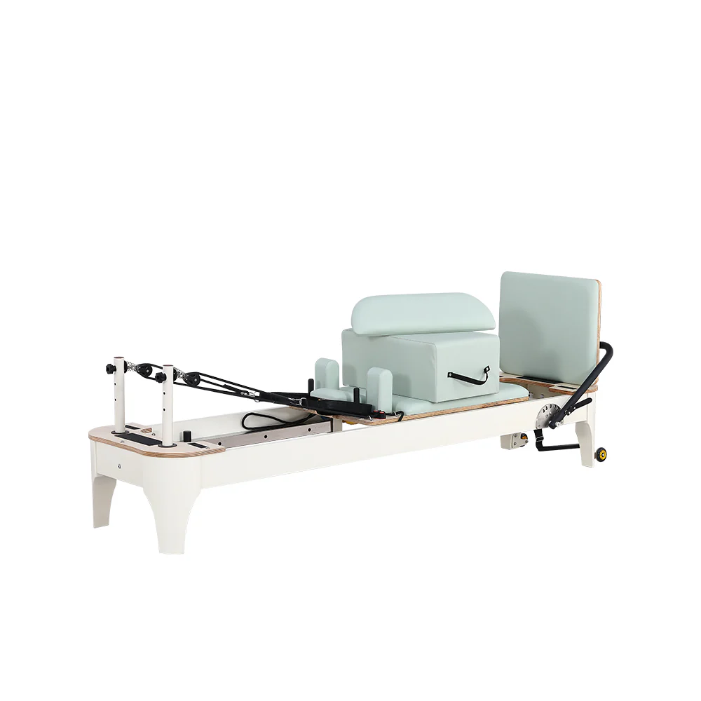 COREVA MN011 After Discount: $2184 Fashion Design Stability Pilates Reformer Home Gym Train Equipment Machine - White - Image 8