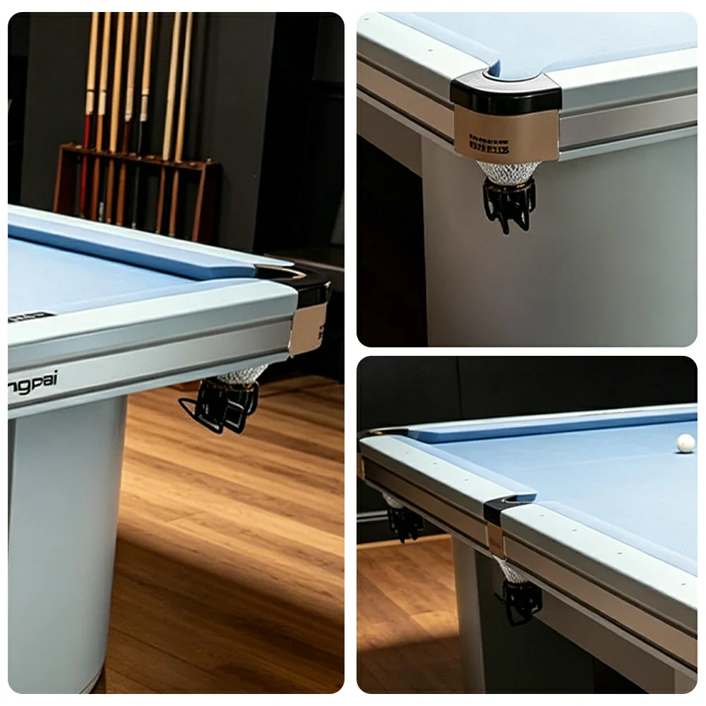 XINGPAI Professional Billiard Table 50mm Slate 18-Point Steel Frame Tournament Size Premium Home Game Room - Blue - Image 3