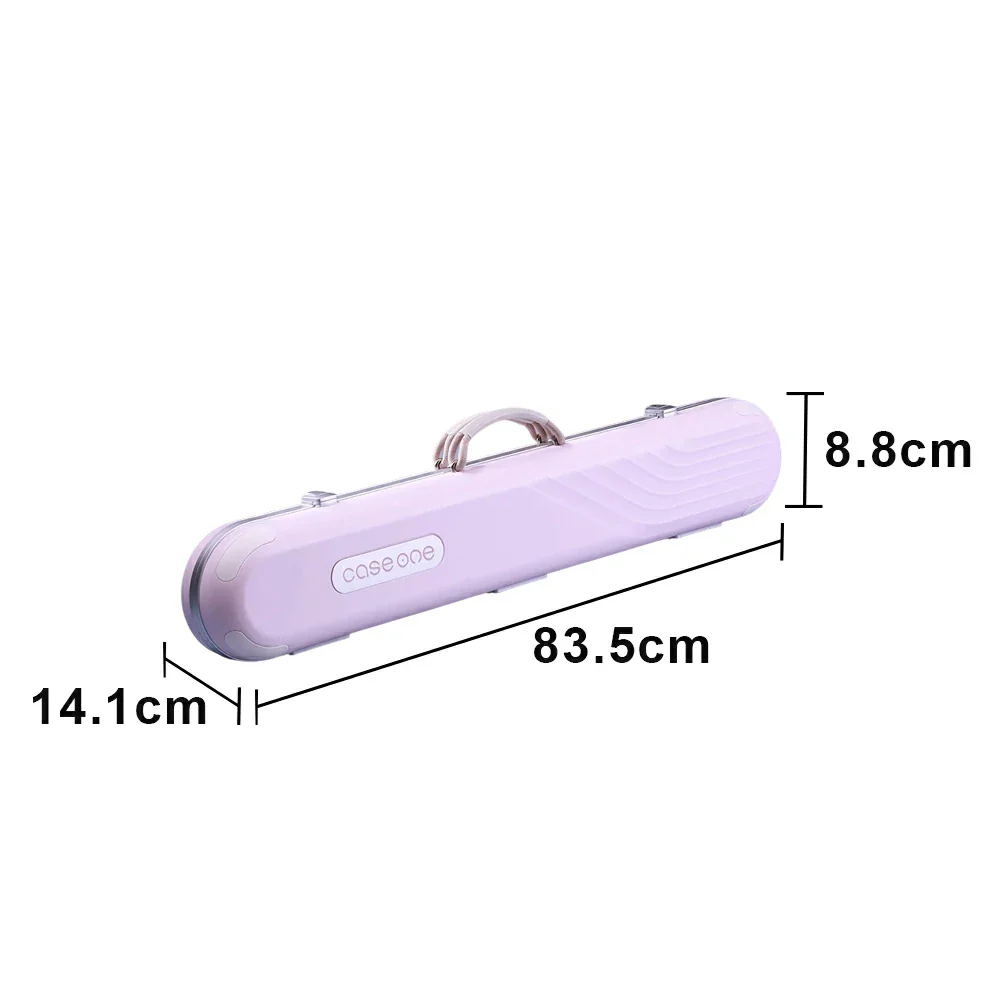 QUESLA Billiard Cue Case 3 Butts 4 Shafts EVA Hard Shell Waterproof Portable Storage 83.5cm Home Club Travel Use - Pink - Image 6