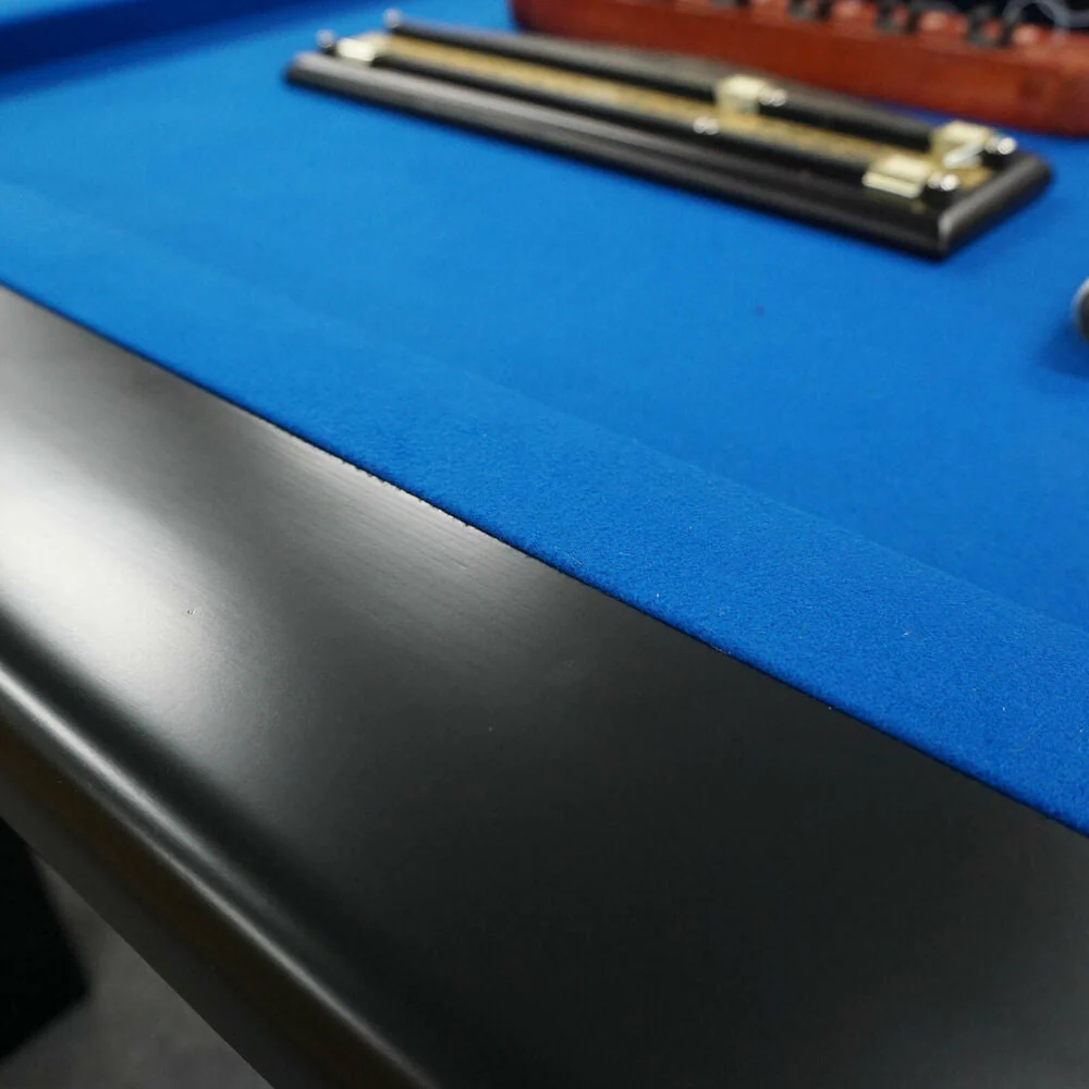 QUESLA 7FT Luxurious Slate Pool /Dining / Billiard Table Free Accessories - Black Frame - Image 8