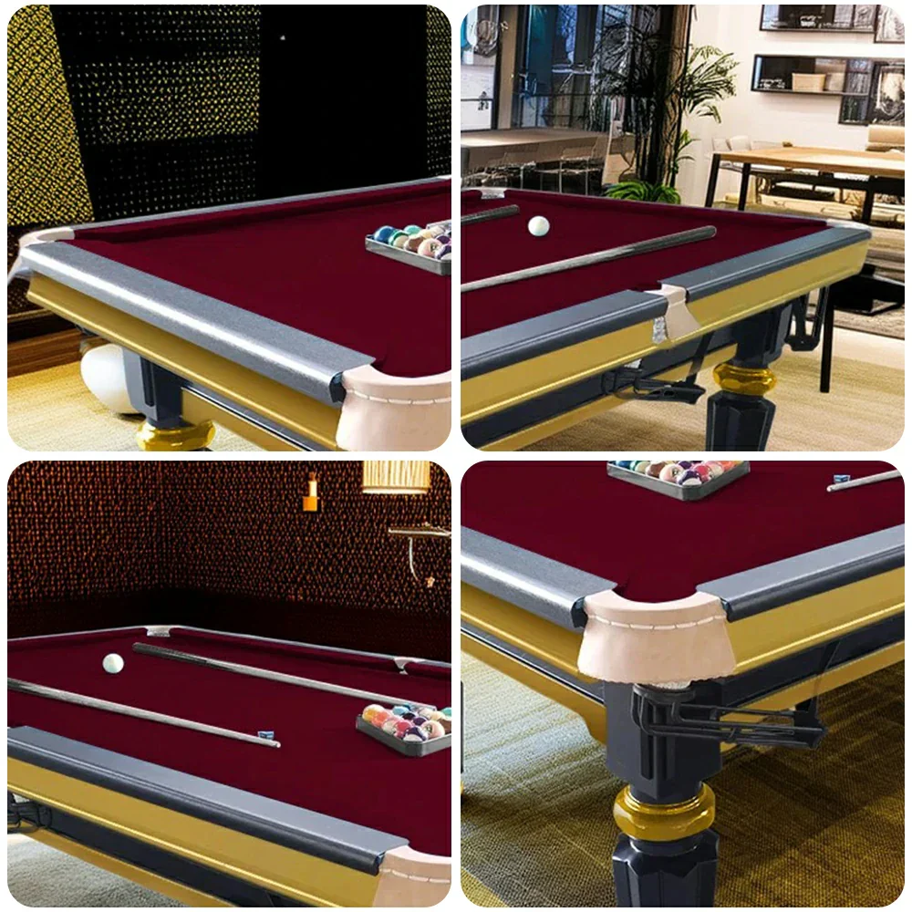 QUESLA 4cm Thickness Slate 7FT Wooden Handrail Luxury Pool Snooker Billiard Table with Elegant Brass Detailing - Image 52