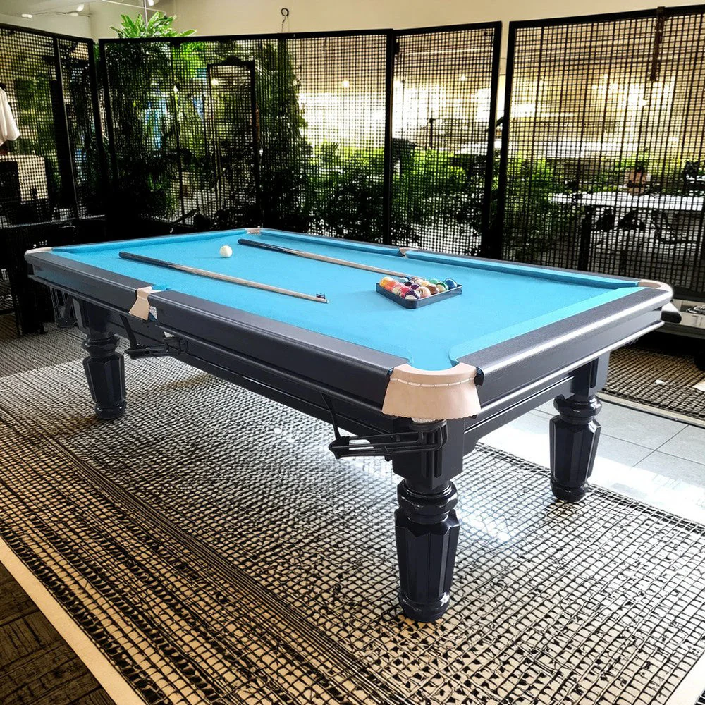 QUESLA 4.5cm Thickness Slate 8FT Steel Handrail Luxurious Pool Table - Image 3