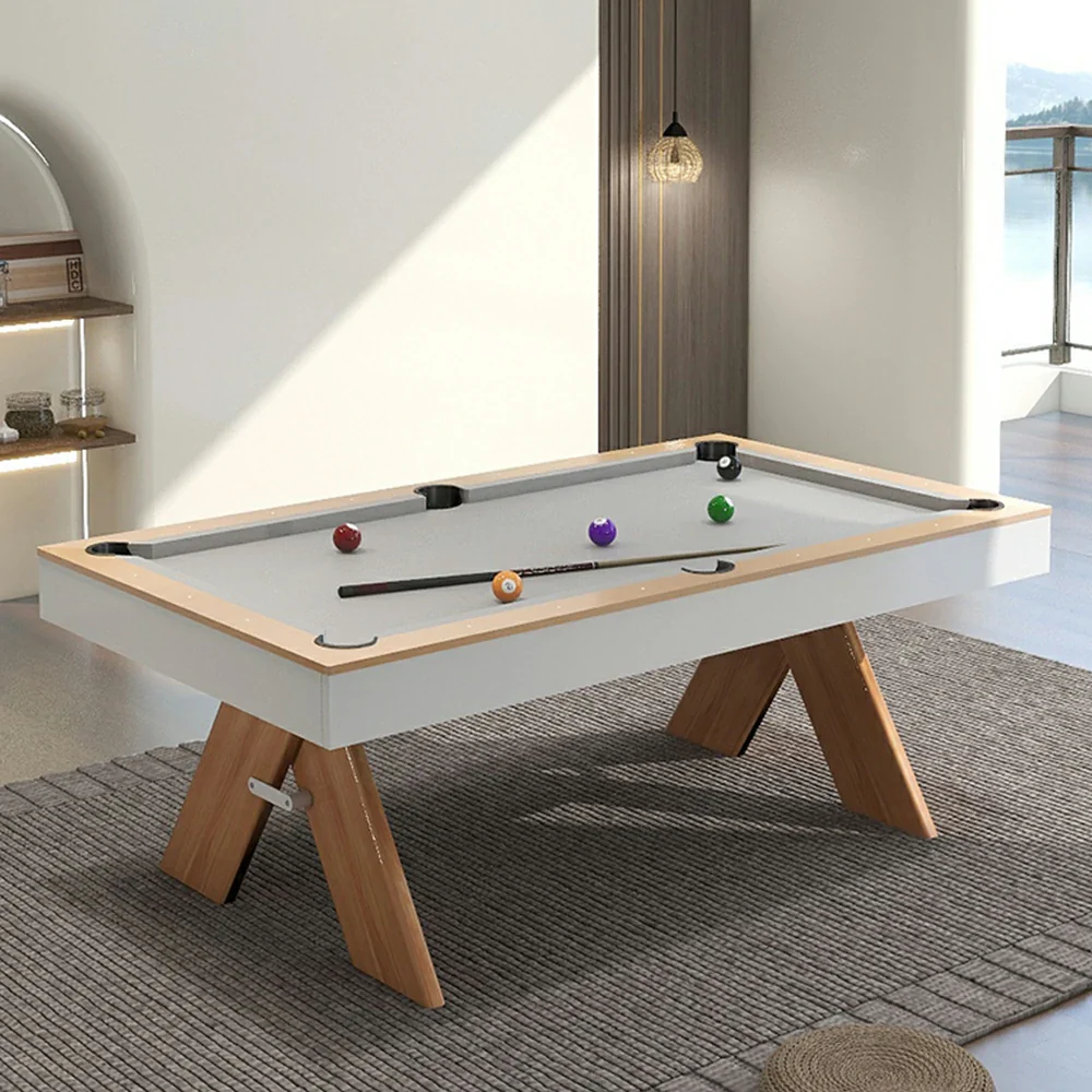 CUETIQ 7FT 3-IN-1 MDF Billiard Table/Table Tennis Table/Dining Table  - Grey - Image 2