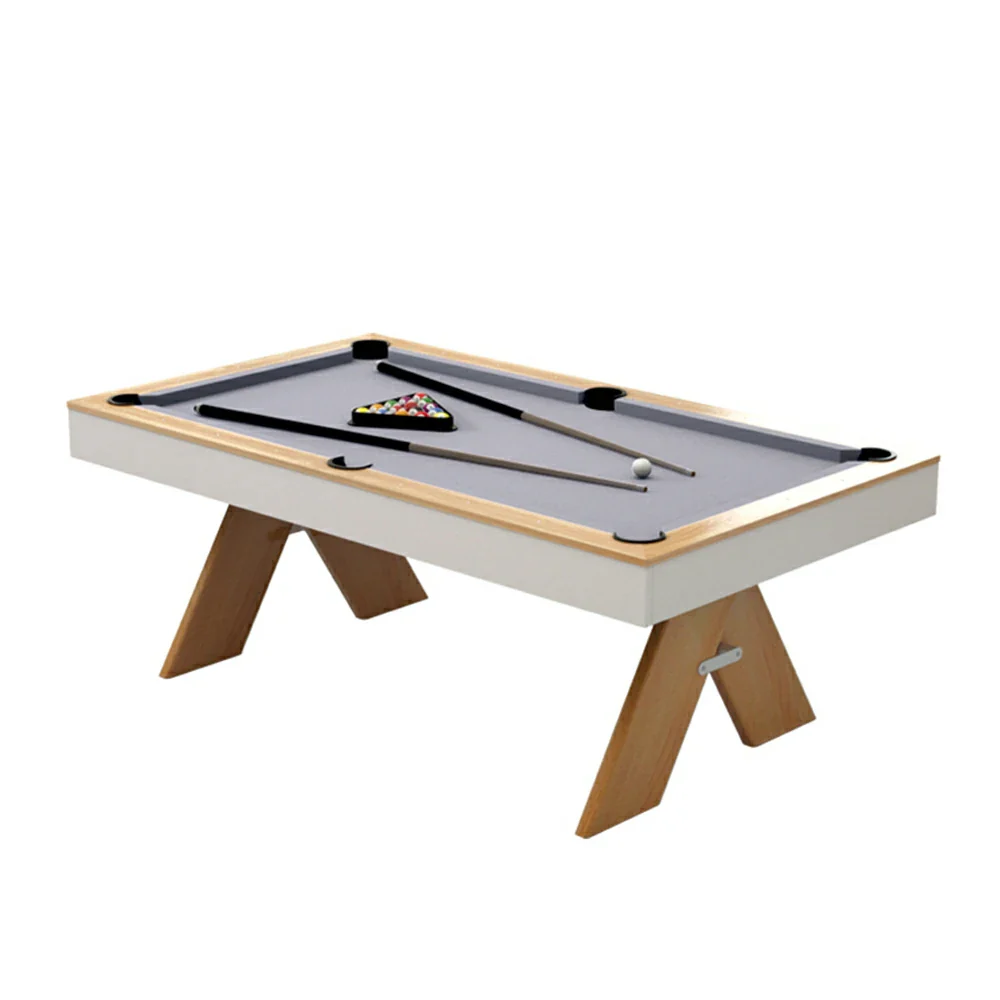 CUETIQ 7FT 3-IN-1 MDF Billiard Table/Table Tennis Table/Dining Table  - Grey - Image 5