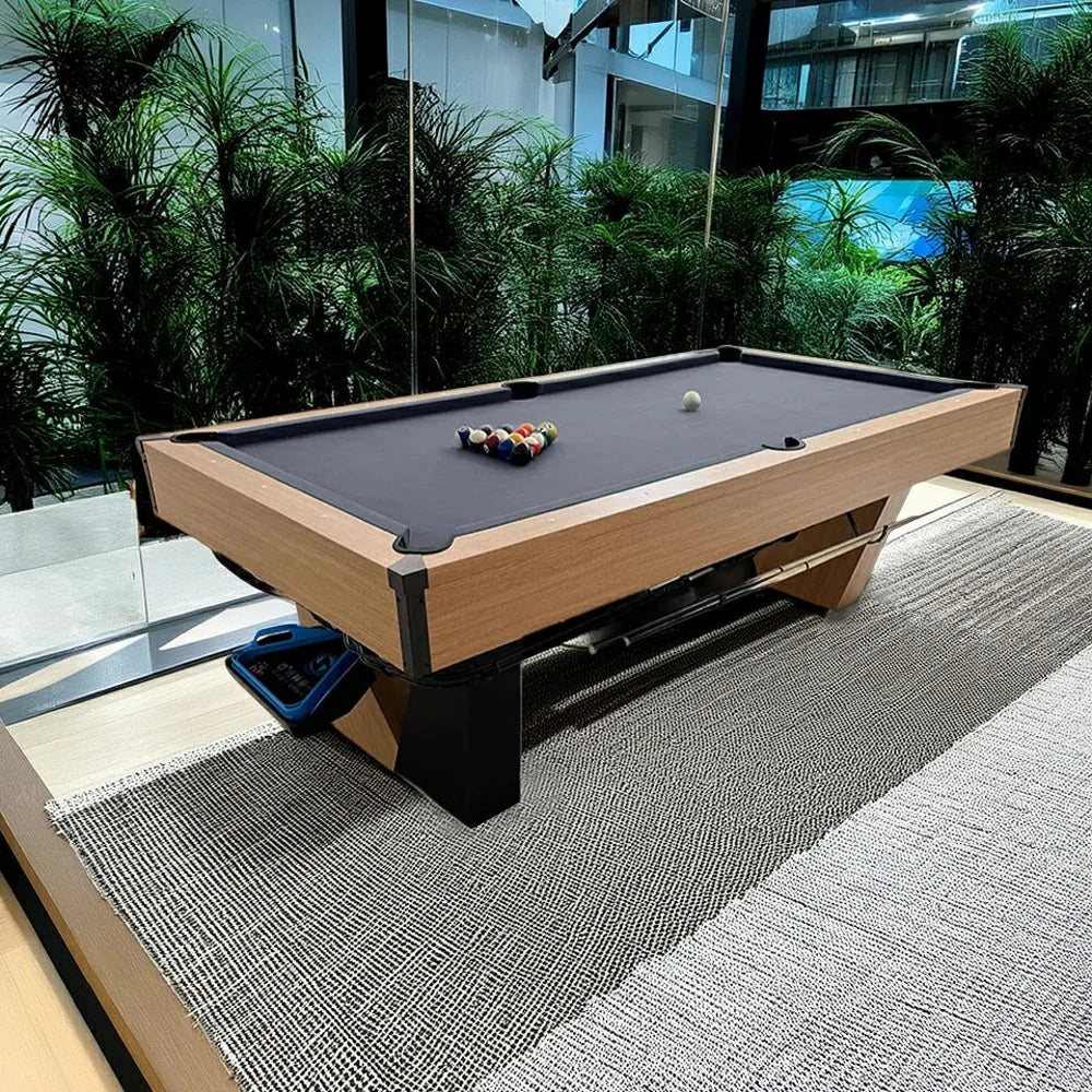 CUETIQ 9FT Black Marble Pool Table - Automatic Ball Return, Professional-Grade Build, Heavy-Duty Frame, Luxury Modern Design - Image 2