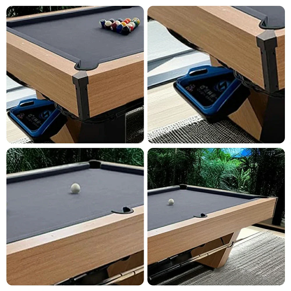 CUETIQ 9FT Black Marble Pool Table - Automatic Ball Return, Professional-Grade Build, Heavy-Duty Frame, Luxury Modern Design - Image 3