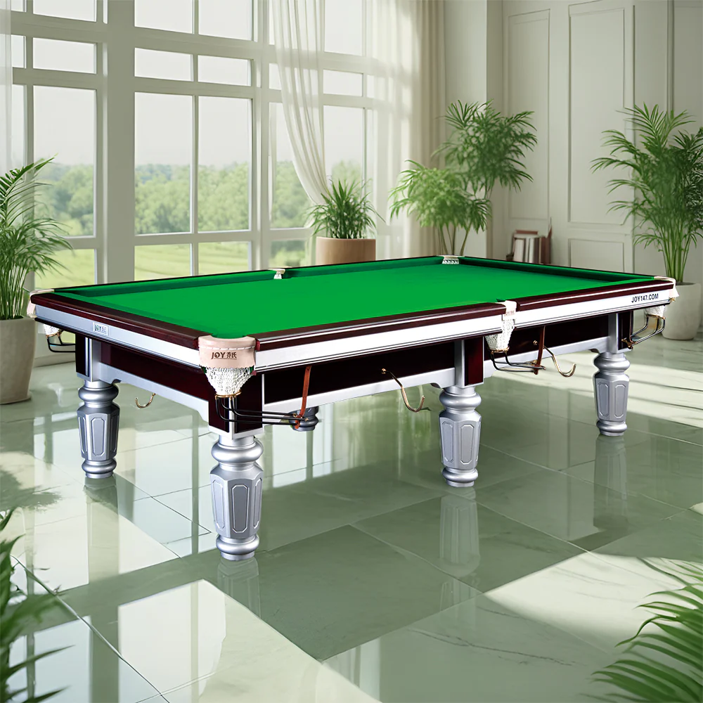 JOY Q7 9FT Chinese Luxury Slate Table Pool Table Sliver Frame - Image 3