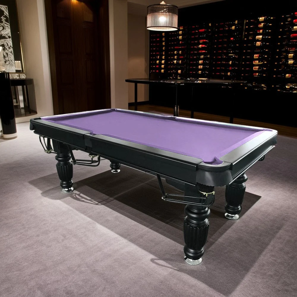 QUESLA 7FT Pool Table 2025 Model - Classic Slate Design Upgraded with Reinforced Legs & Pro Ball Nets - Professional Billiard Table, Solid Timber Black Frame - Image 15