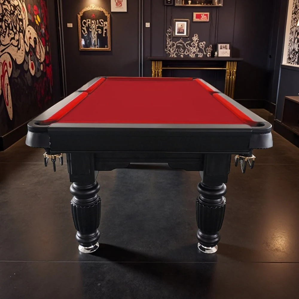 QUESLA 7FT Pool Table 2025 Model - Classic Slate Design Upgraded with Reinforced Legs & Pro Ball Nets - Professional Billiard Table, Solid Timber Black Frame - Image 31