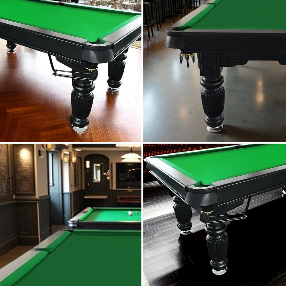 QUESLA 7FT Pool Table 2025 Model - Classic Slate Design Upgraded with Reinforced Legs & Pro Ball Nets - Professional Billiard Table, Solid Timber Black Frame - Image 21