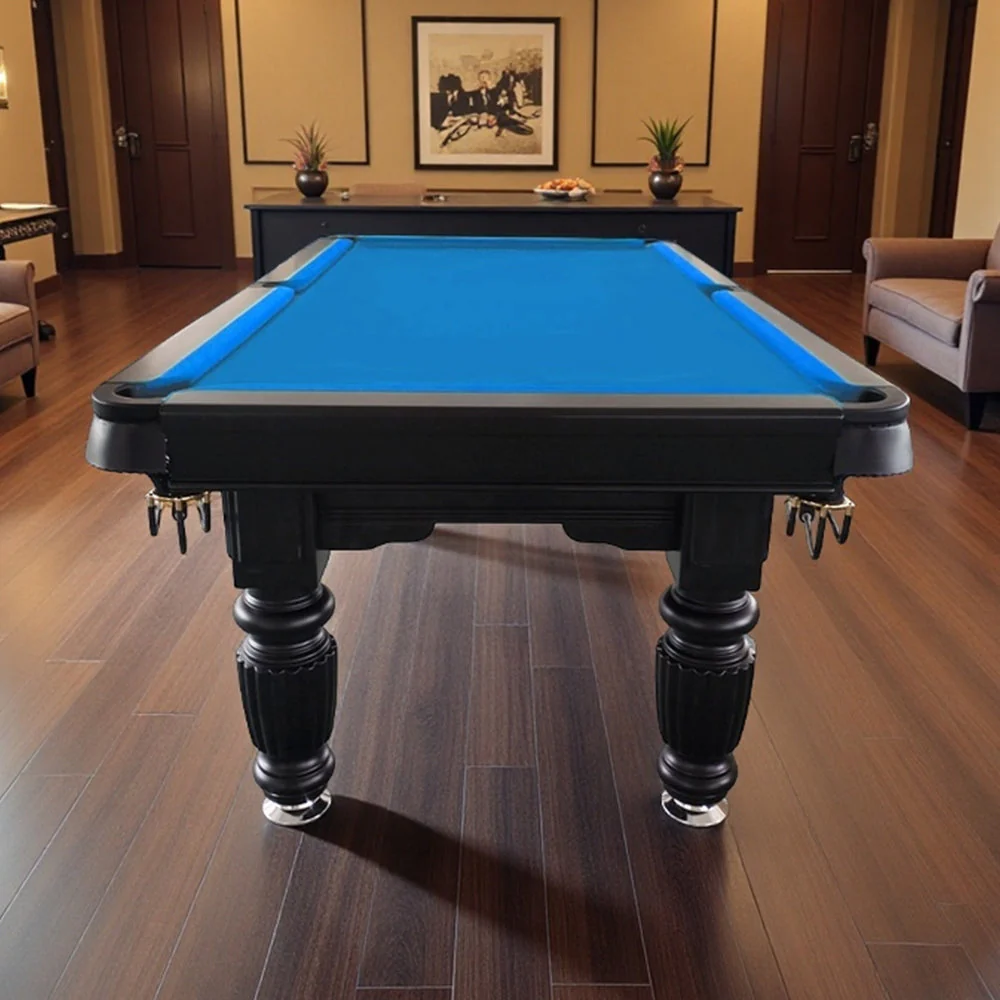 QUESLA 7FT Pool Table 2025 Model - Classic Slate Design Upgraded with Reinforced Legs & Pro Ball Nets - Professional Billiard Table, Solid Timber Black Frame - Image 10