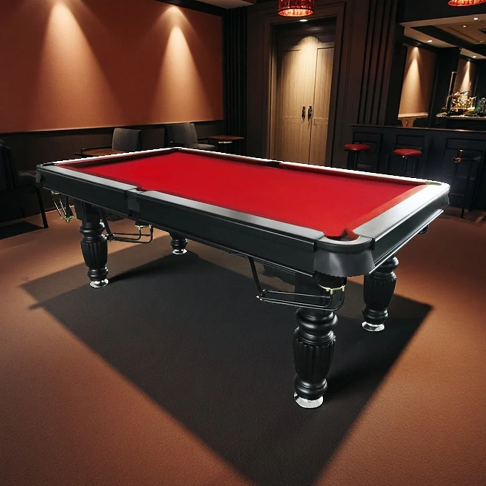 QUESLA 7FT Pool Table 2025 Model - Classic Slate Design Upgraded with Reinforced Legs & Pro Ball Nets - Professional Billiard Table, Solid Timber Black Frame - Image 17