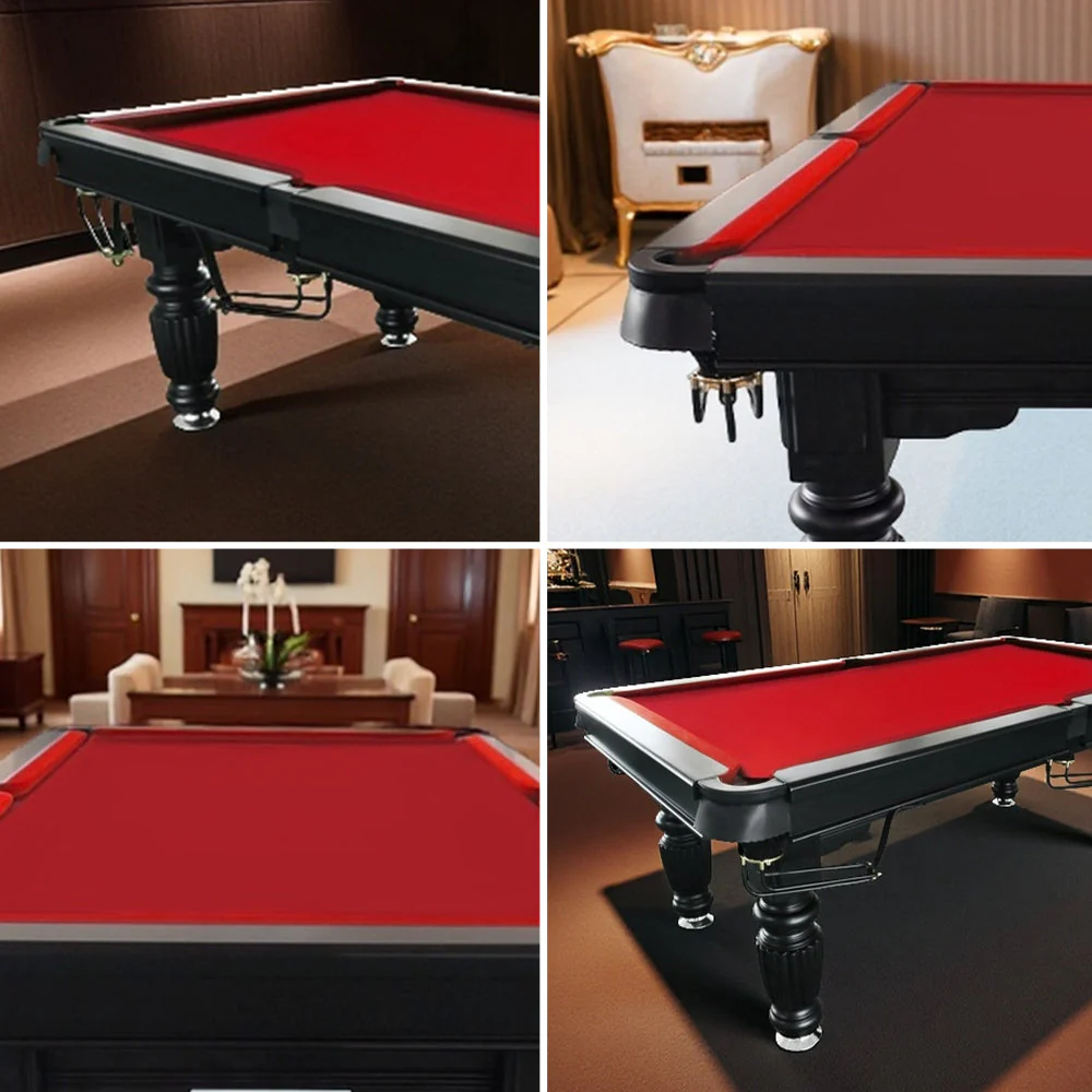 QUESLA 7FT Pool Table 2025 Model - Classic Slate Design Upgraded with Reinforced Legs & Pro Ball Nets - Professional Billiard Table, Solid Timber Black Frame - Image 18