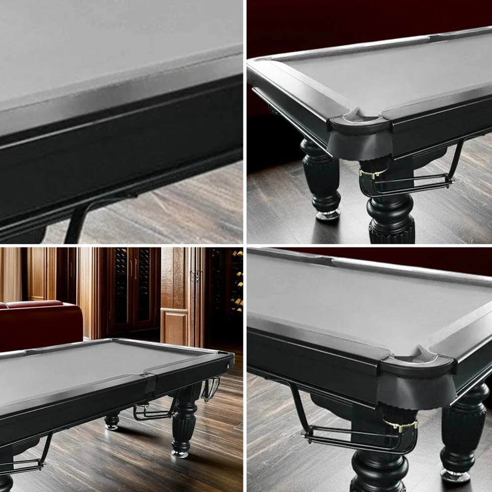 QUESLA 7FT Pool Table 2025 Model - Classic Slate Design Upgraded with Reinforced Legs & Pro Ball Nets - Professional Billiard Table, Solid Timber Black Frame - Image 28