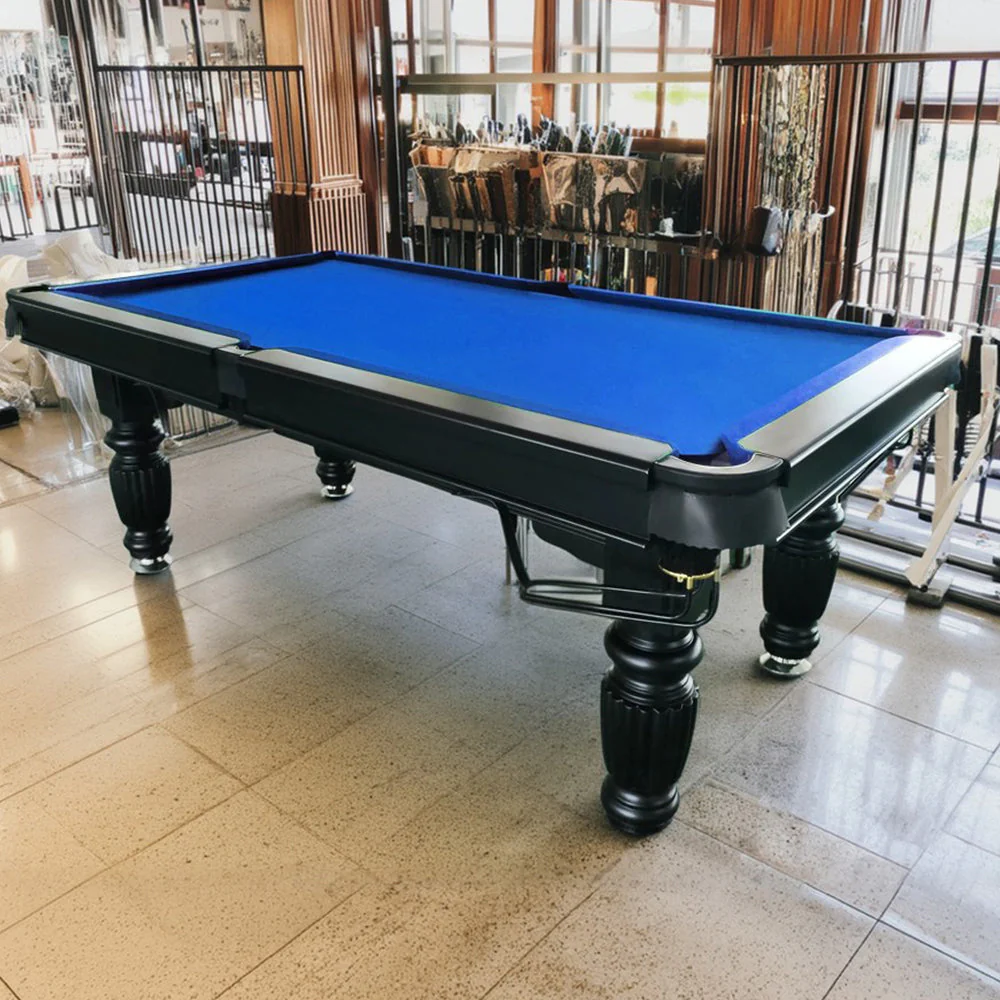 QUESLA 7FT Pool Table 2025 Model - Classic Slate Design Upgraded with Reinforced Legs & Pro Ball Nets - Professional Billiard Table, Solid Timber Black Frame - Image 7