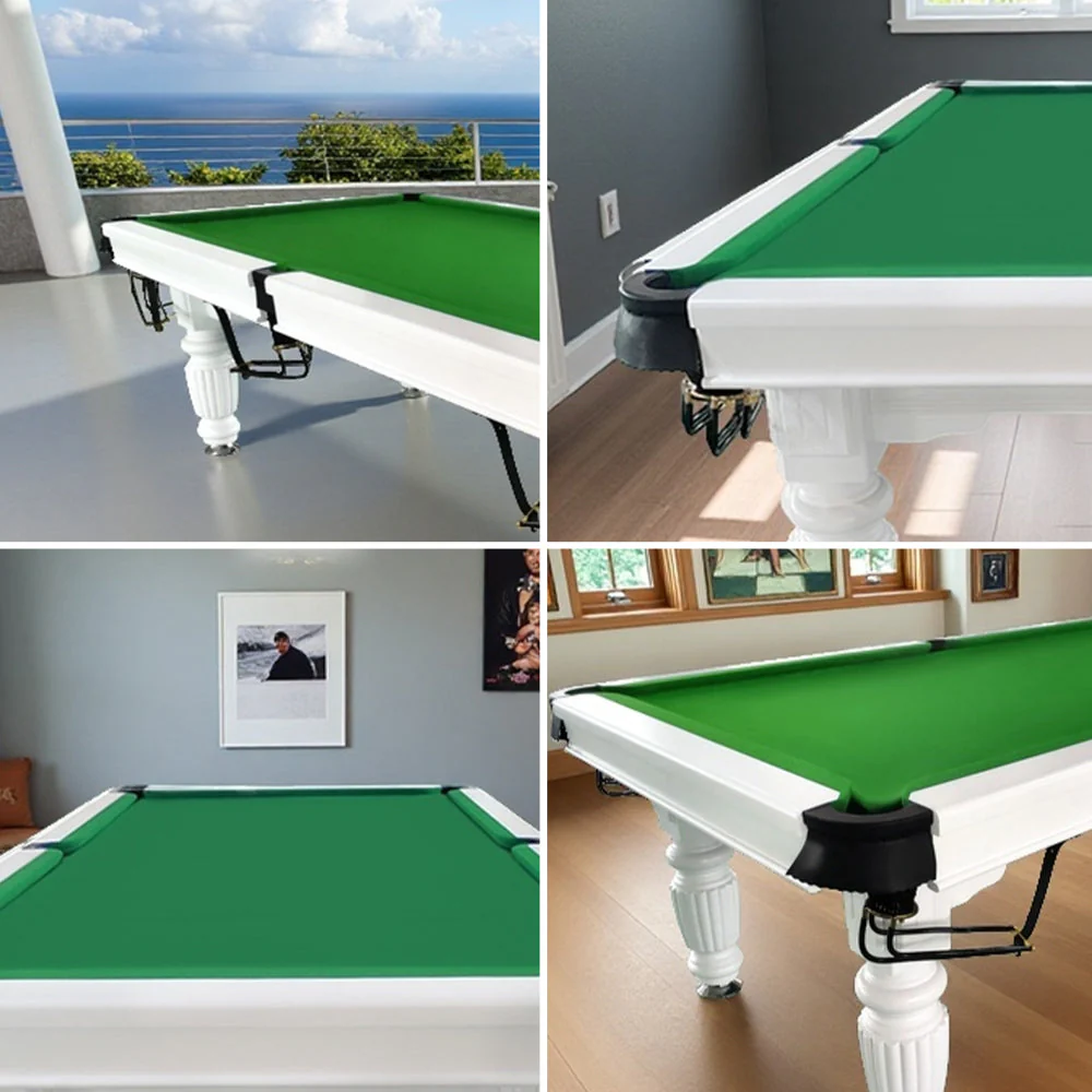 QUESLA 7FT Pool Table 2025 Model - Classic Slate Design Upgraded with Reinforced Legs & Pro Ball Nets - Professional Billiard Table, Solid Timber White Frame - Image 13