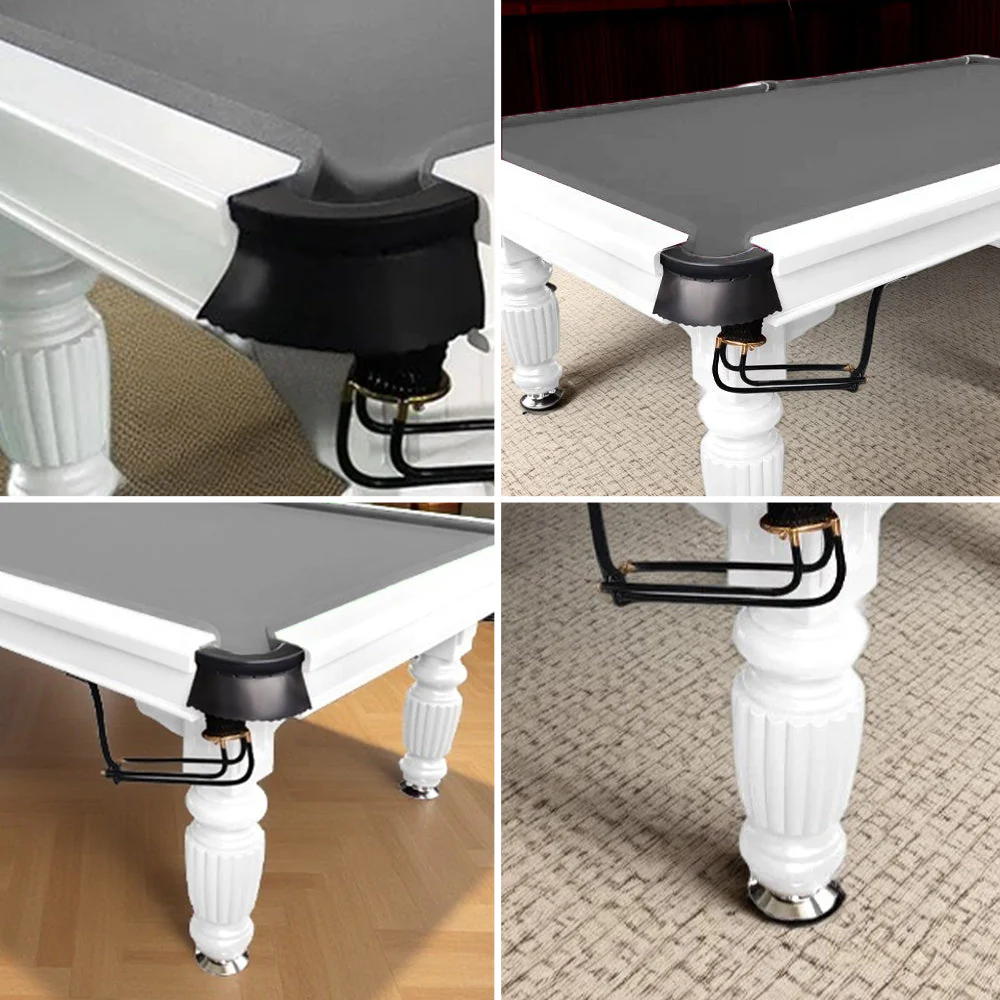 QUESLA 7FT Pool Table 2025 Model - Classic Slate Design Upgraded with Reinforced Legs & Pro Ball Nets - Professional Billiard Table, Solid Timber White Frame - Image 28