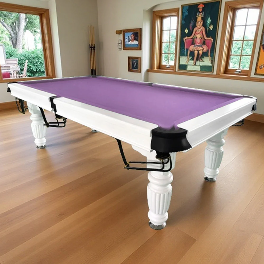 QUESLA 7FT Pool Table 2025 Model - Classic Slate Design Upgraded with Reinforced Legs & Pro Ball Nets - Professional Billiard Table, Solid Timber White Frame - Image 28