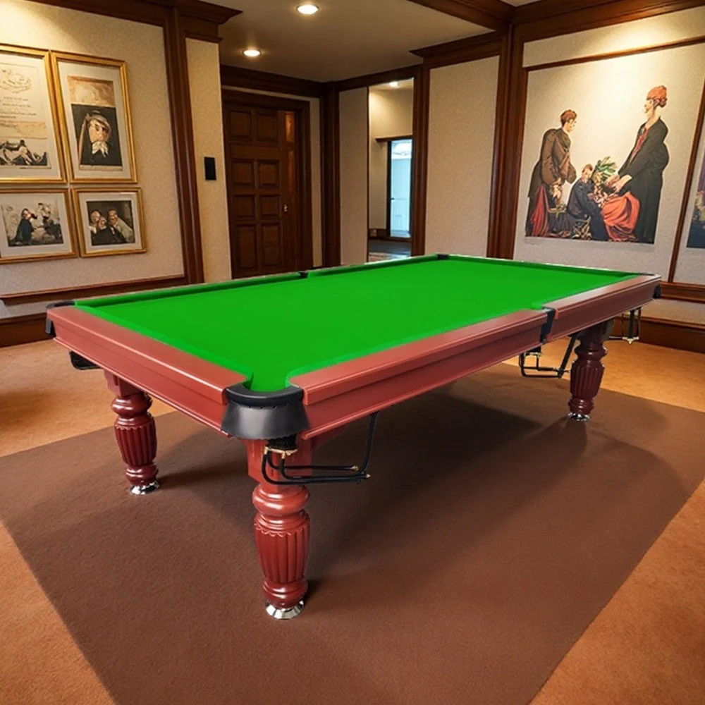 QUESLA 8FT Pool Table 2025 Model - Classic Slate Design Upgraded with Reinforced Legs & Pro Ball Nets - Professional Billiard Table, Solid Timber Walnut Frame - Image 62