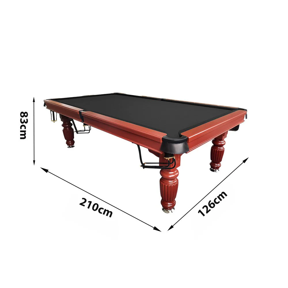 QUESLA 7FT Pool Table 2025 Model - Classic Slate Design Upgraded with Reinforced Legs & Pro Ball Nets - Professional Billiard Table, Solid Timber Walnut Frame - Image 66