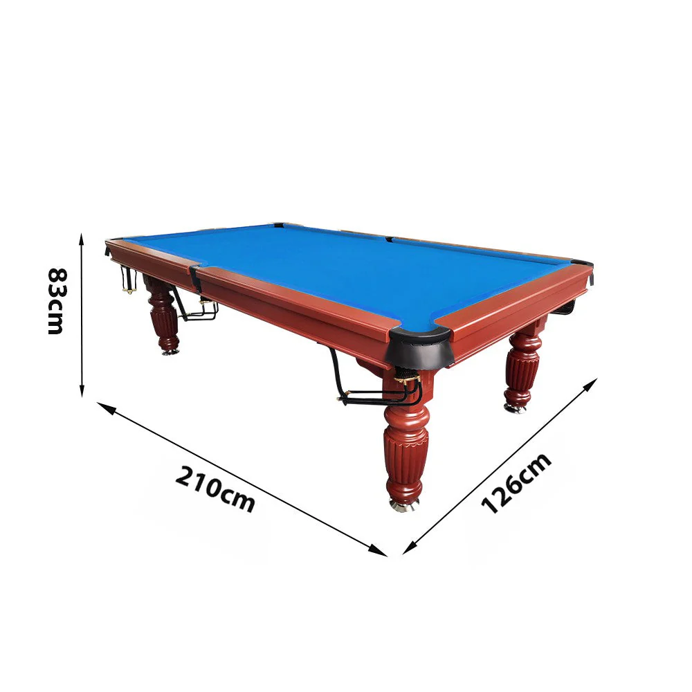 QUESLA 7FT Pool Table 2025 Model - Classic Slate Design Upgraded with Reinforced Legs & Pro Ball Nets - Professional Billiard Table, Solid Timber Walnut Frame - Image 68