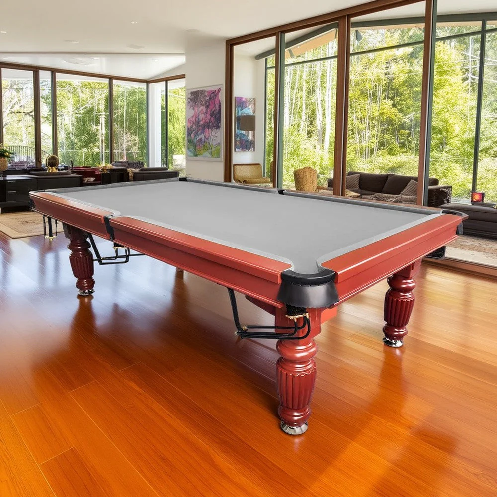 QUESLA 7FT Pool Table 2025 Model - Classic Slate Design Upgraded with Reinforced Legs & Pro Ball Nets - Professional Billiard Table, Solid Timber Walnut Frame - Image 11