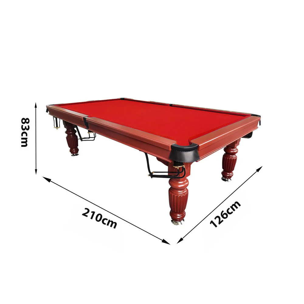 QUESLA 7FT Pool Table 2025 Model - Classic Slate Design Upgraded with Reinforced Legs & Pro Ball Nets - Professional Billiard Table, Solid Timber Walnut Frame - Image 32