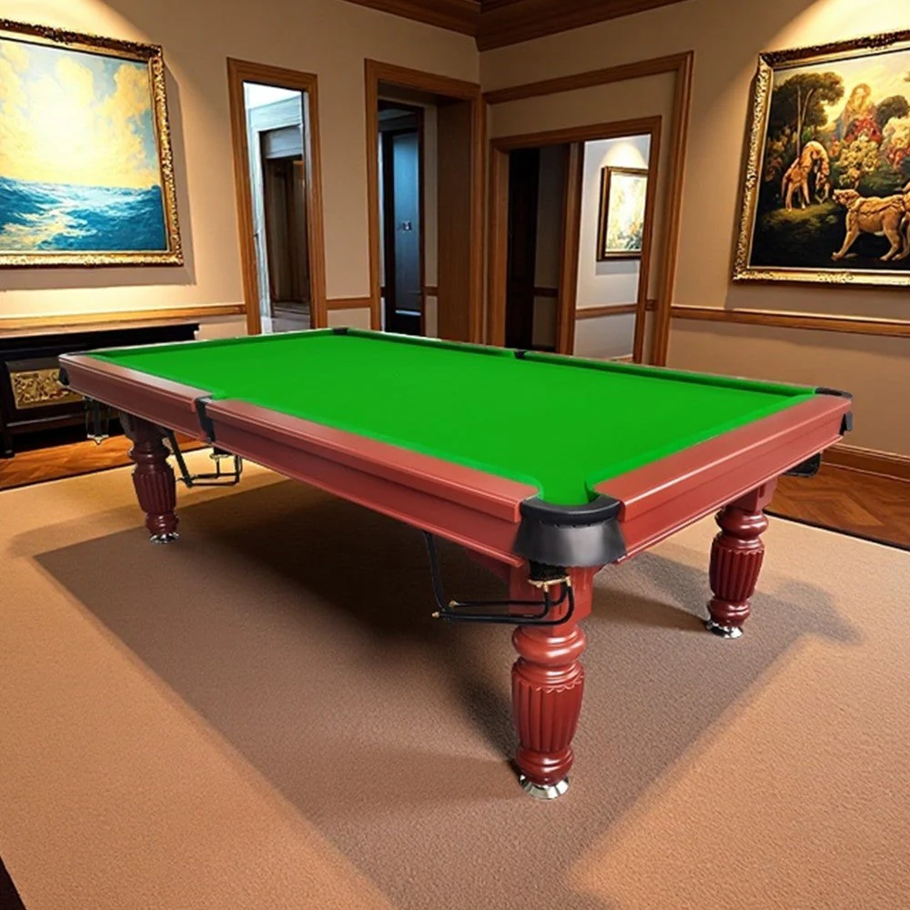 QUESLA 7FT Pool Table 2025 Model - Classic Slate Design Upgraded with Reinforced Legs & Pro Ball Nets - Professional Billiard Table, Solid Timber Walnut Frame - Image 18