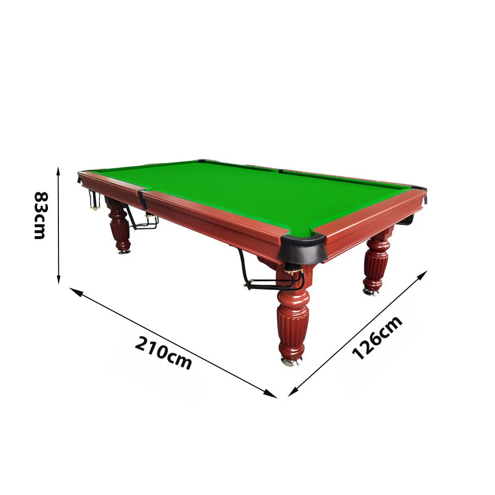 QUESLA 7FT Pool Table 2025 Model - Classic Slate Design Upgraded with Reinforced Legs & Pro Ball Nets - Professional Billiard Table, Solid Timber Walnut Frame - Image 30