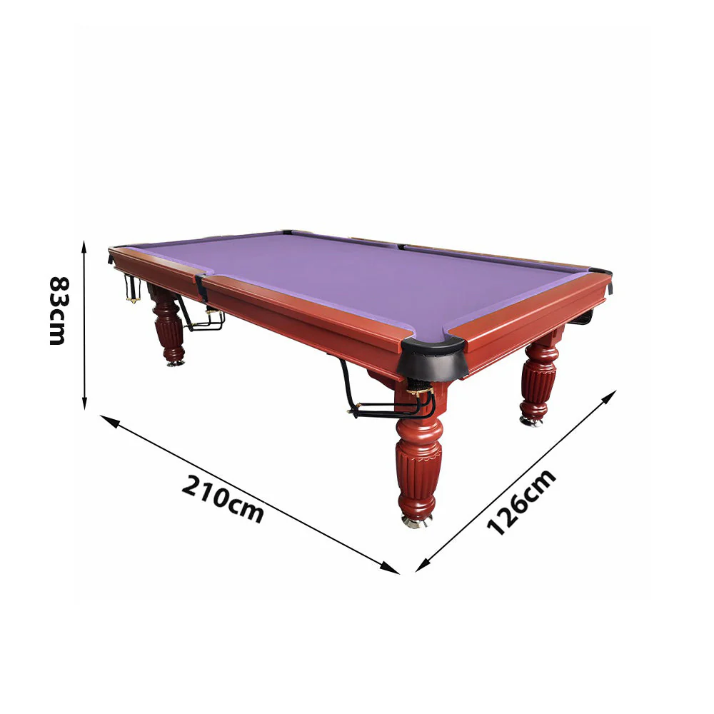 QUESLA 7FT Pool Table 2025 Model - Classic Slate Design Upgraded with Reinforced Legs & Pro Ball Nets - Professional Billiard Table, Solid Timber Walnut Frame - Image 34