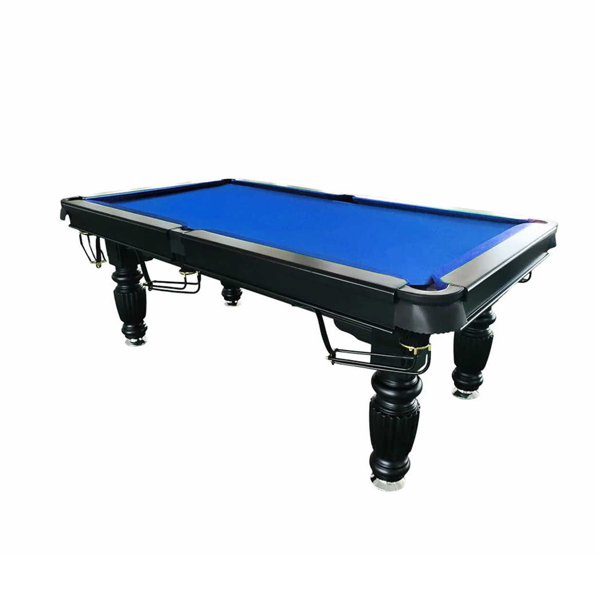 QUESLA 8FT Pool Table 2025 Model - Classic Slate Design Upgraded with Reinforced Legs & Pro Ball Nets - Professional Billiard Table, Solid Timber Black Frame - Image 14