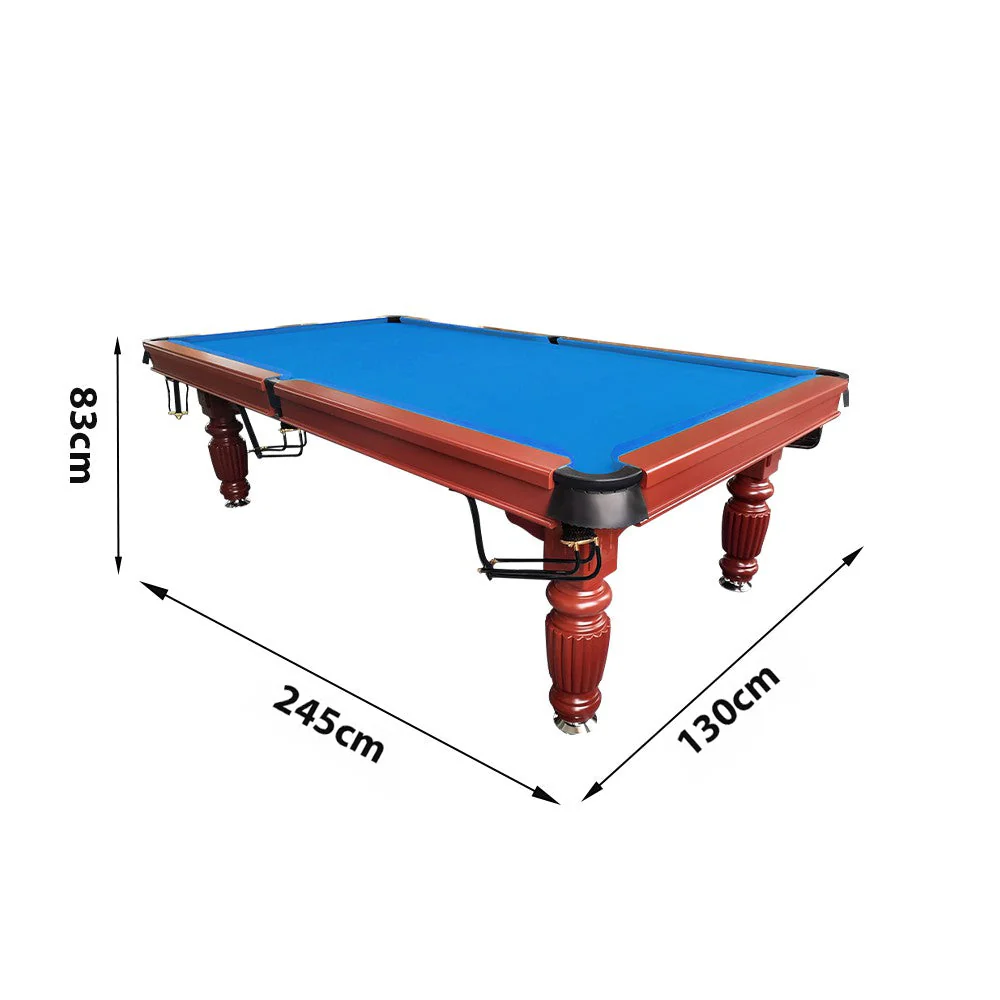 QUESLA 8FT Pool Table 2025 Model - Classic Slate Design Upgraded with Reinforced Legs & Pro Ball Nets - Professional Billiard Table, Solid Timber Walnut Frame - Image 33