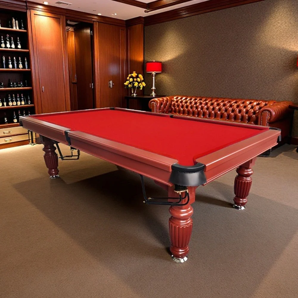 QUESLA 8FT Pool Table 2025 Model - Classic Slate Design Upgraded with Reinforced Legs & Pro Ball Nets - Professional Billiard Table, Solid Timber Walnut Frame - Image 15