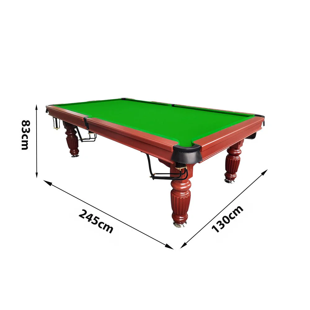 QUESLA 8FT Pool Table 2025 Model - Classic Slate Design Upgraded with Reinforced Legs & Pro Ball Nets - Professional Billiard Table, Solid Timber Walnut Frame - Image 30
